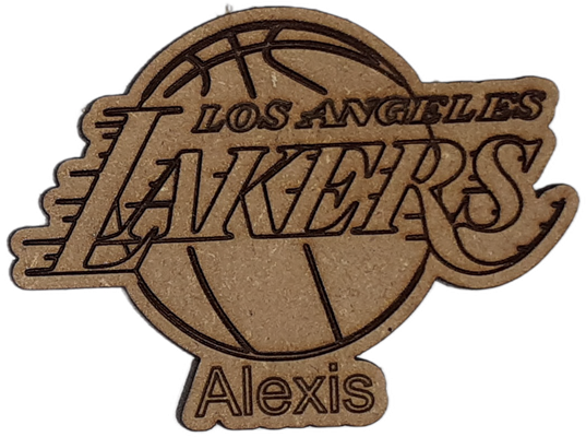 Magnet - Logo sport Basket Lakers personnalisable